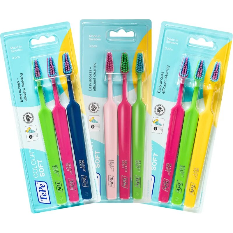 TePe Colour Soft periuta de dintiSoft 3 buc