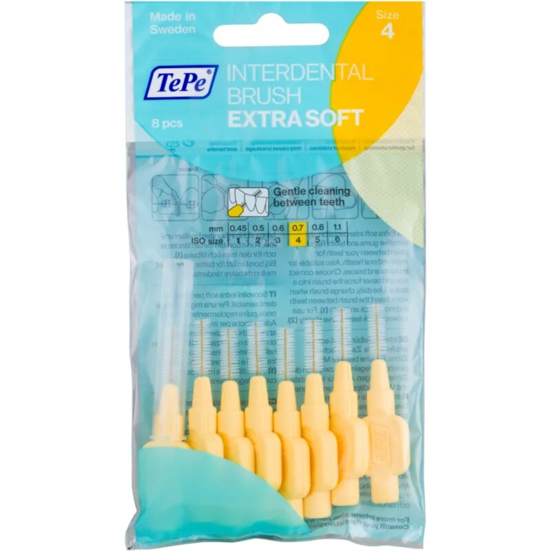 TePe Extra Soft perie interdentara 07 mm 8 buc