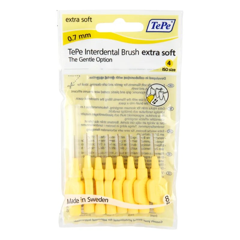 TePe Extra Soft perie interdentara 07 mm 8 buc
