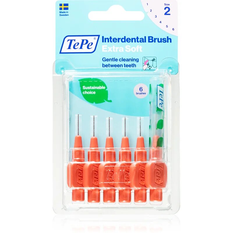 TePe Interdental Brush Extra Soft perie interdentara 05 mm 6 buc