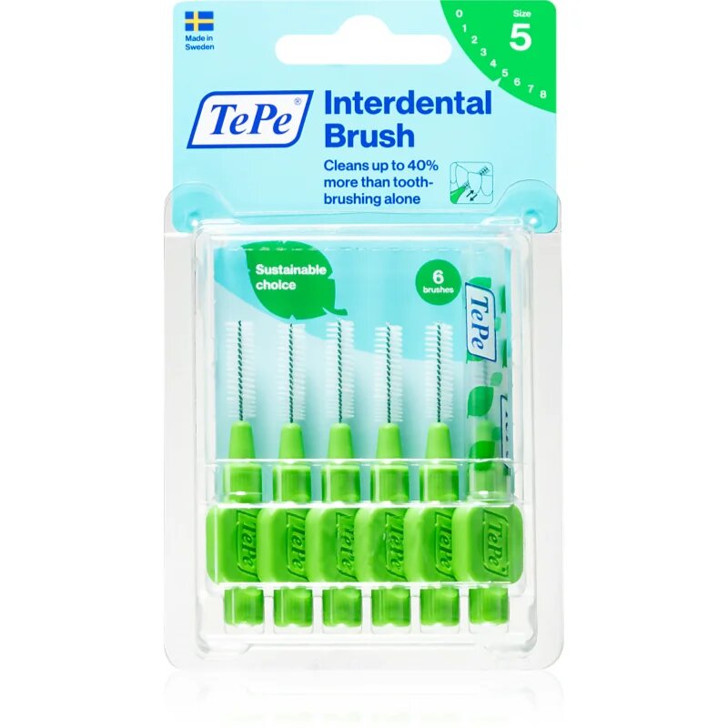 TePe Interdental Brush Original perie interdentara 08 mm 6 buc