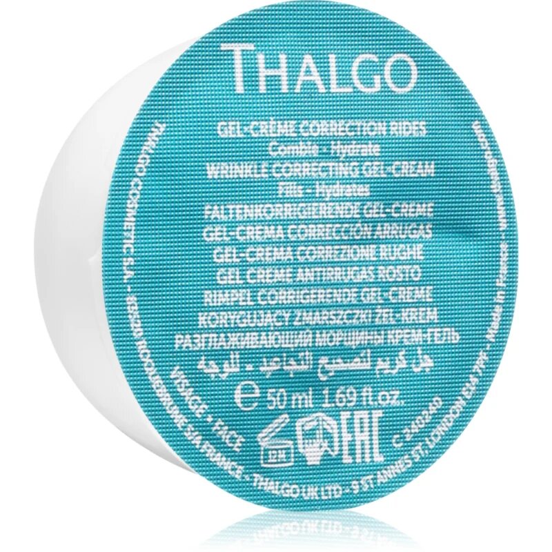 Thalgo Hyalu-Procollagen Correcting Gel-Cream Refill cremă gel cu efect hidratant și de netezire cu efect matifiant eco-refill 50 ml