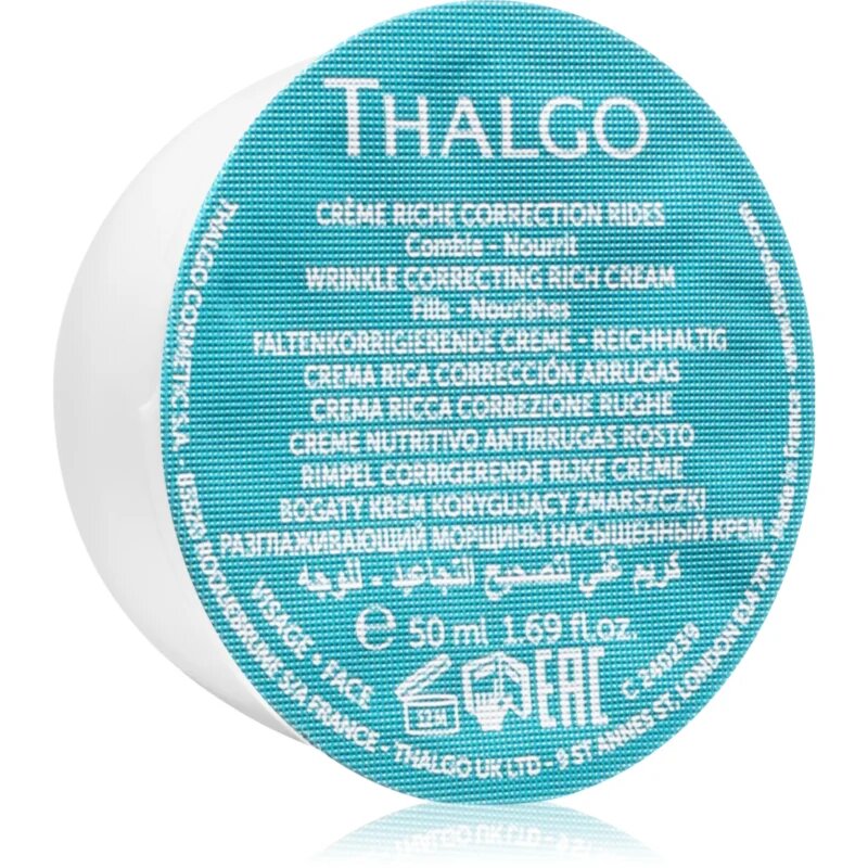 Thalgo Hyalu-Procollagen Wrinkle Correcting Rich Cream Refill cremă anti-rid eco-refill 50 ml