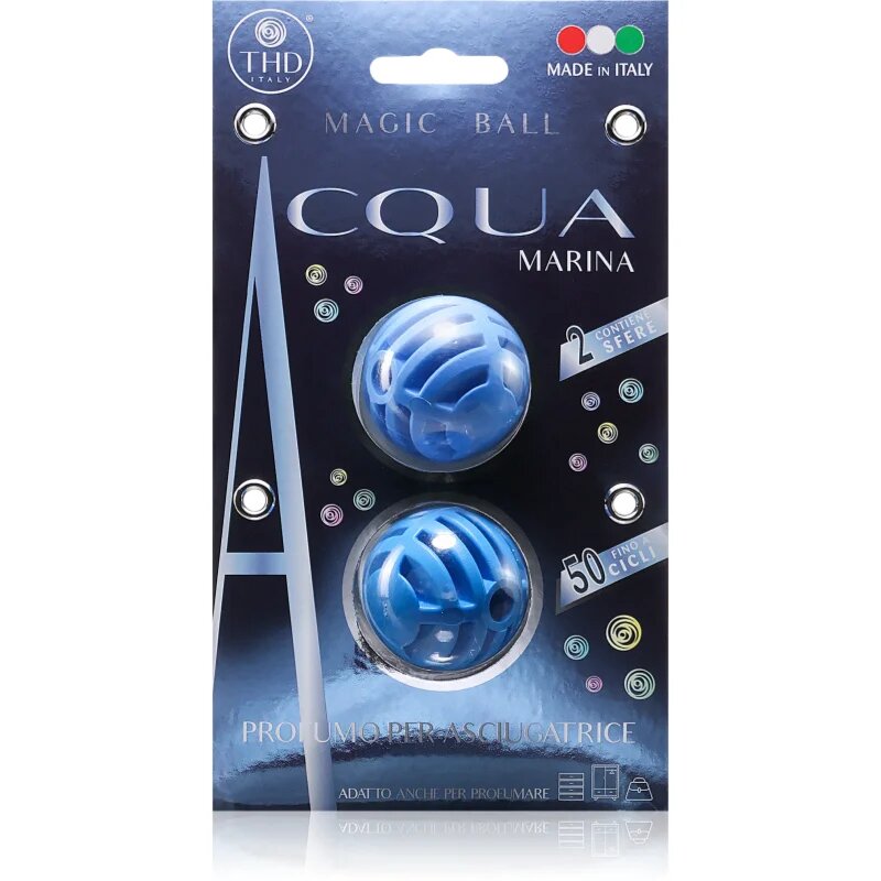 THD Acqua Marina bile parfumate pentru uscătorul de rufe 2 buc