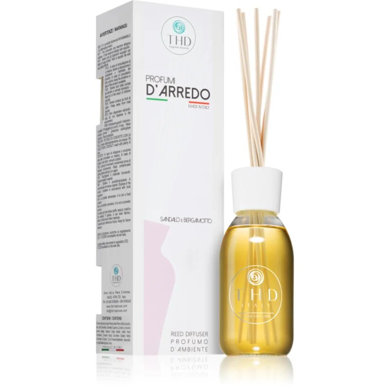 THD Diffusore Sandalo e Bergamotto difuzor de aroma 200 ml