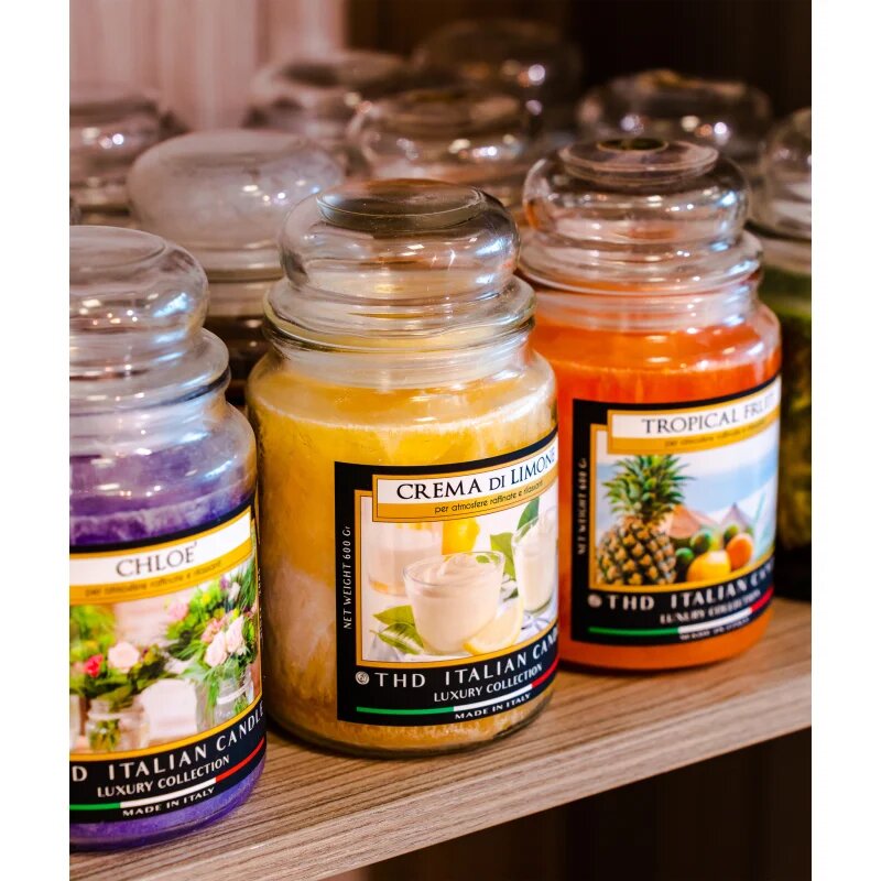 THD Italian Luxury Crema Di Limone lumânare parfumată 600 g