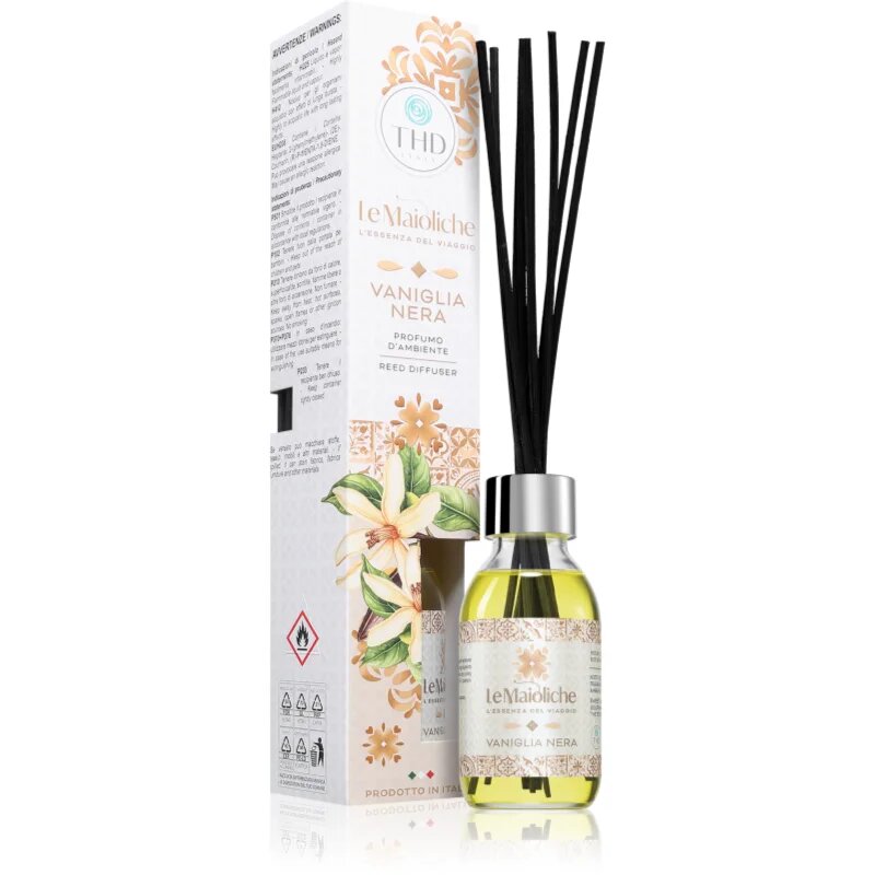THD Le Maioliche Vaniglia Nera aroma difuzor cu rezervã 100 ml