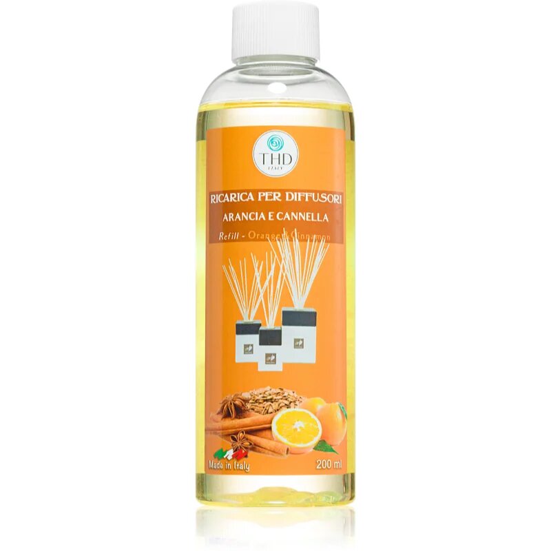 THD Ricarica Arancia & Cannella reumplere în aroma difuzoarelor 200 ml