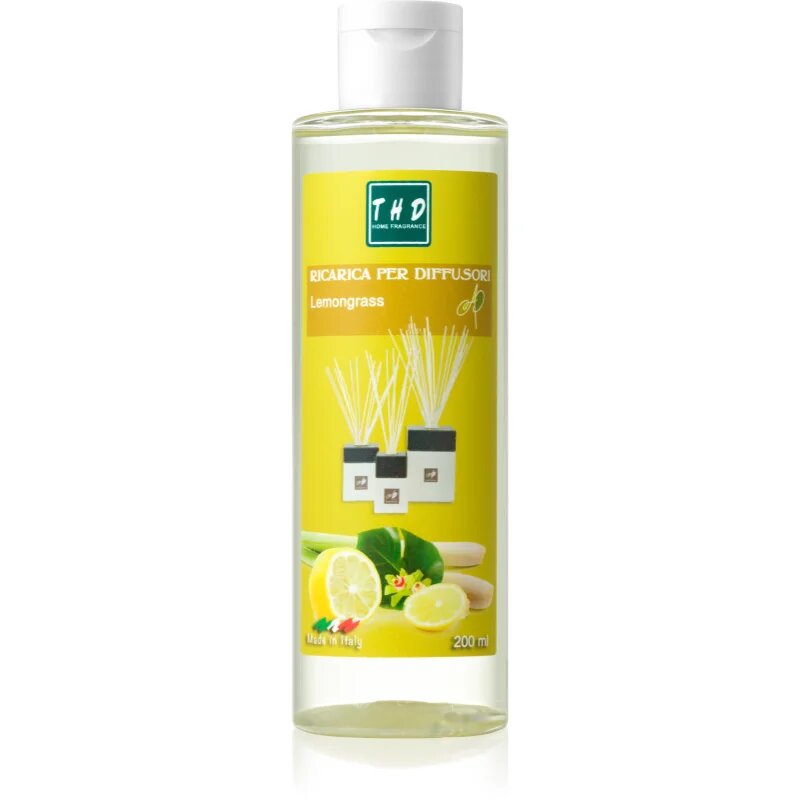 THD Ricarica Lemongrass reumplere în aroma difuzoarelor 200 ml