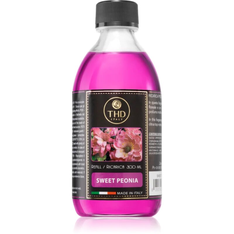 THD Ricarica Sweet Peonia reumplere în aroma difuzoarelor 300 ml