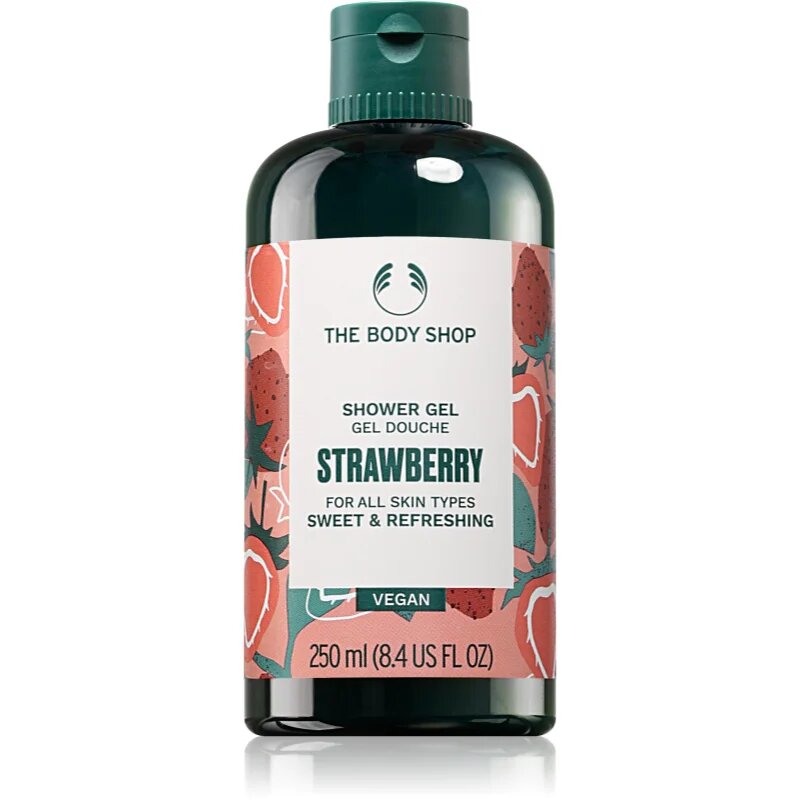 The Body Shop Strawberry Shower Gel gel de dus revigorant 250 ml