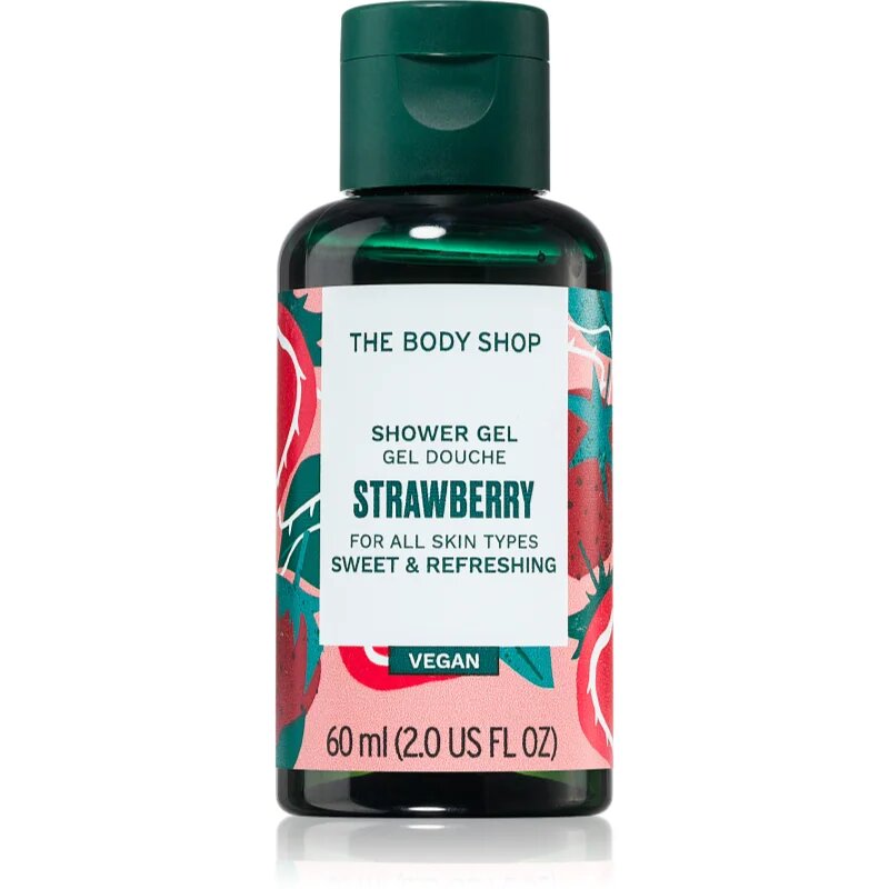 The Body Shop Strawberry Shower Gel gel de dus revigorant 60 ml