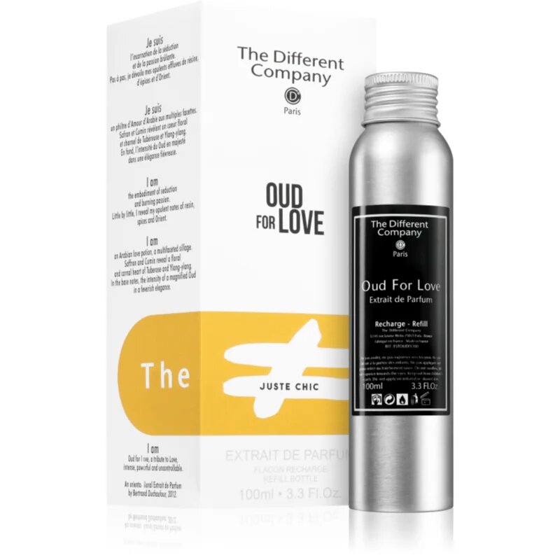 The Different Company Oud For Love Eau de Parfum rezervă unisex 100 ml