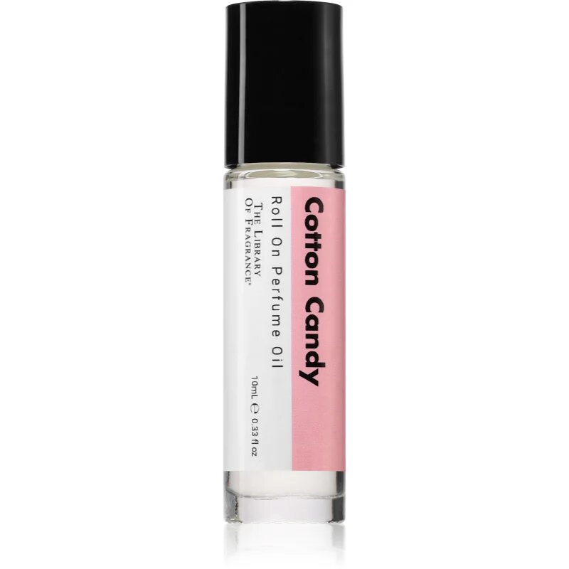 The Library of Fragrance Cotton Candy ulei pentru corp roll-on unisex 10 ml