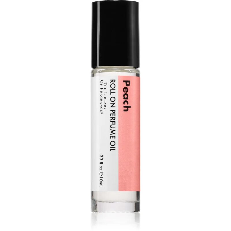 The Library of Fragrance Peach ulei pentru corp roll-on unisex 10 ml
