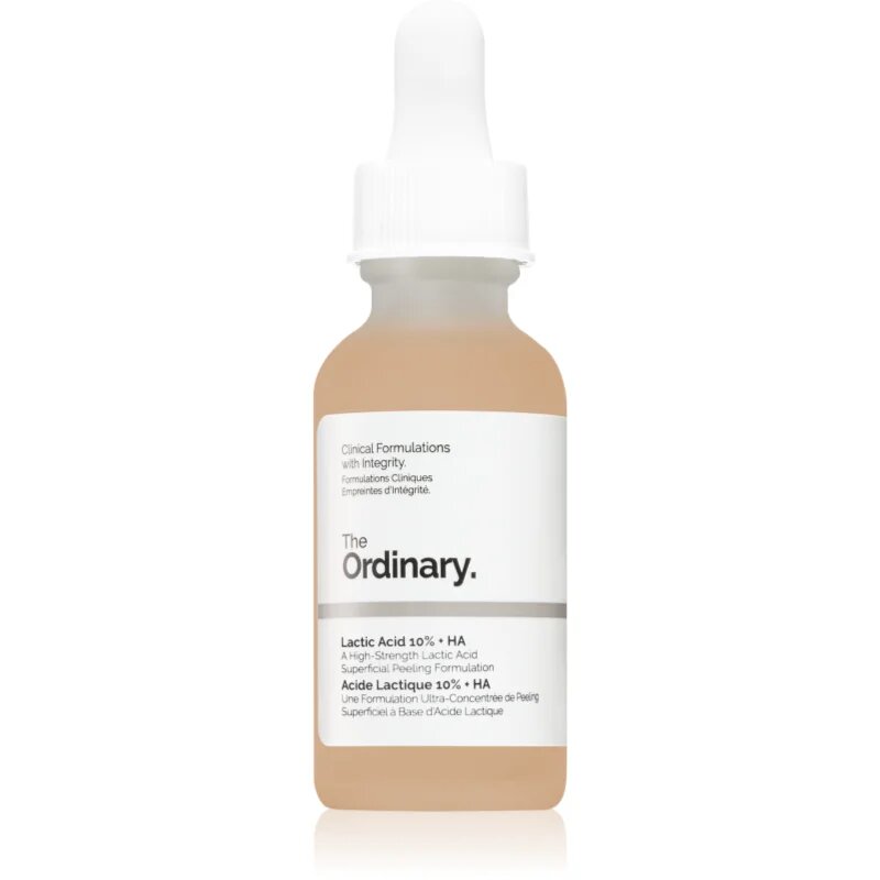 The Ordinary Lactic Acid 10% + HA ser exfoliant de netezire 30 ml