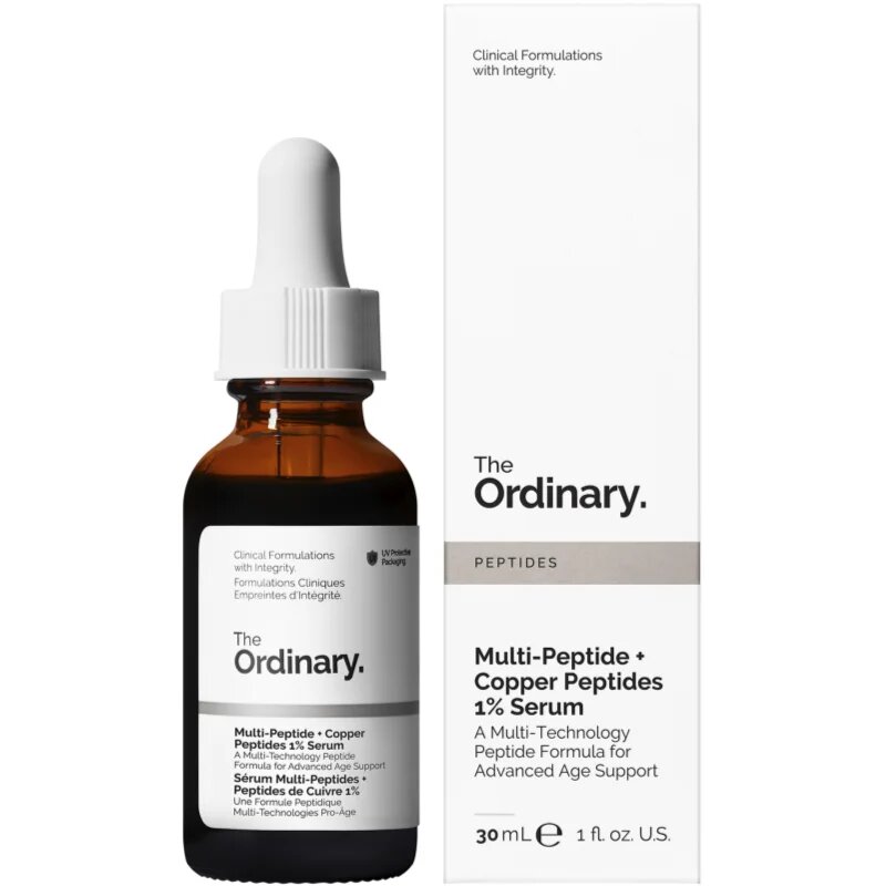The Ordinary Multi-Peptide + Copper Peptides 1% ser antirid iluminator 30 ml