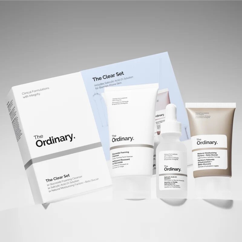 The Ordinary The Clear Set set cadou