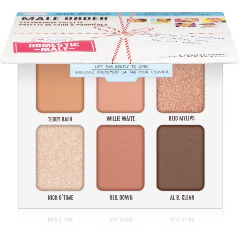 theBalm Male Order® Domestic Male paleta farduri de ochi 13.2 g