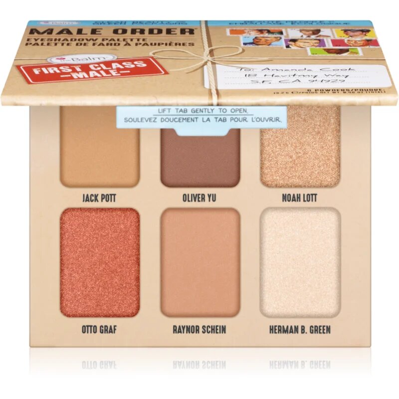 theBalm Male Order® First Class Male paletă cu farduri de ochi 13.2 g