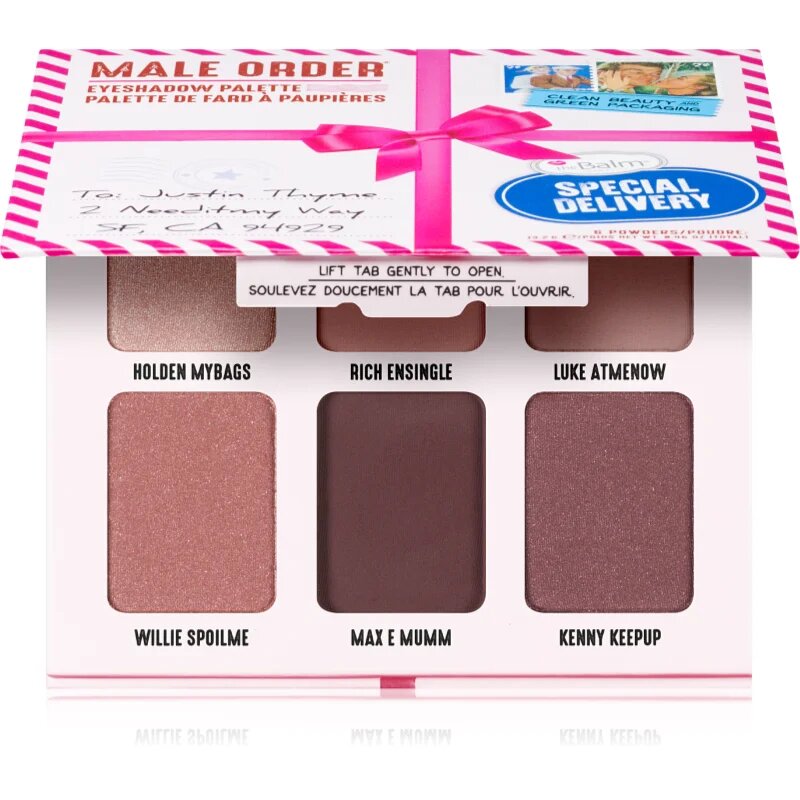 theBalm Male Order® Special Delivery paletă cu farduri de ochi 13.2 g