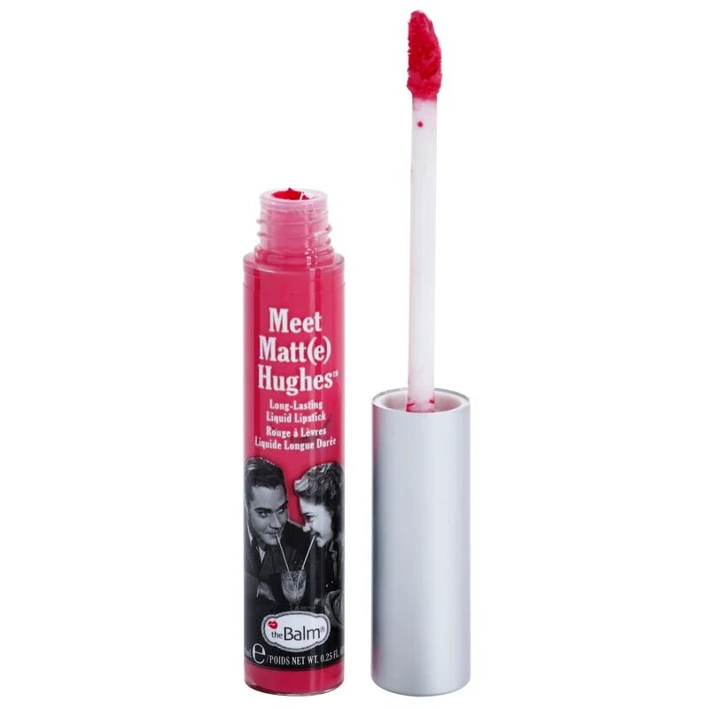 theBalm Meet Matt(e) Hughes Long Lasting Liquid Lipstick Ruj de buze lichid de lunga durata culoare Chivalrous 7.4 ml
