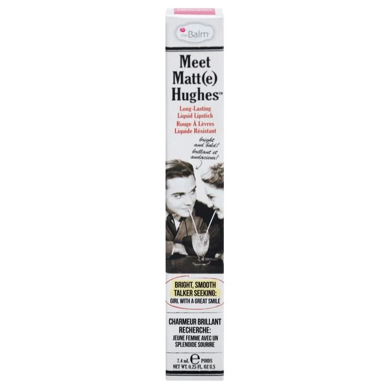 theBalm Meet Matt(e) Hughes Long Lasting Liquid Lipstick Ruj de buze lichid de lunga durata culoare Chivalrous 7.4 ml