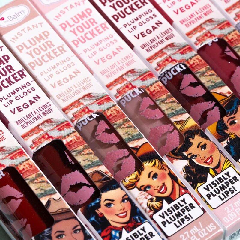 theBalm Plump Your Pucker Lip Gloss luciu de buze pentru un volum suplimentar culoare Dilly Dally 2.7 ml