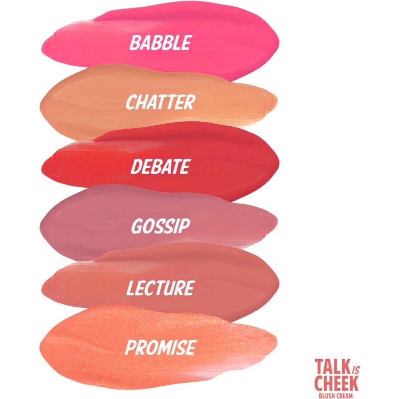 theBalm Talk is Cheek blush cremos culoare Gossip 4 ml