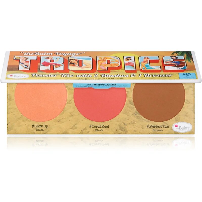 theBalm Voyage Tropics autobronzant și blusher 8.5 g