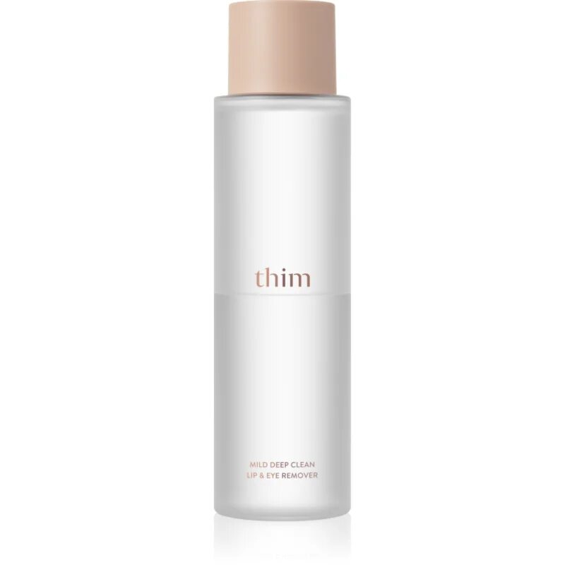 thim Mild Deep Clean Lip & Eye Remover două faze pentru îndepărtarea machiajului de pe ochi și buze cu efect de nutritiv 100 ml