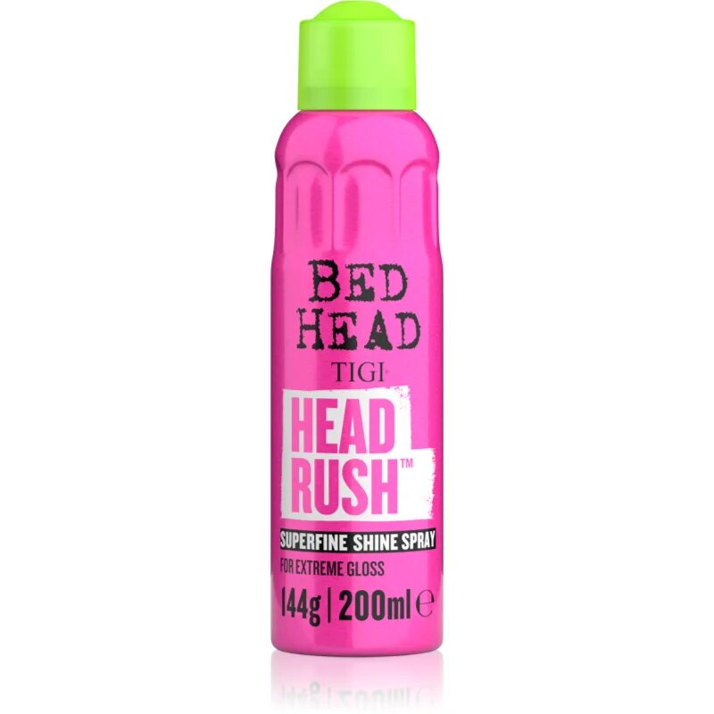 TIGI Head Rush Super Shine Spray spray pentru un par stralucitor si catifelat 200 ml