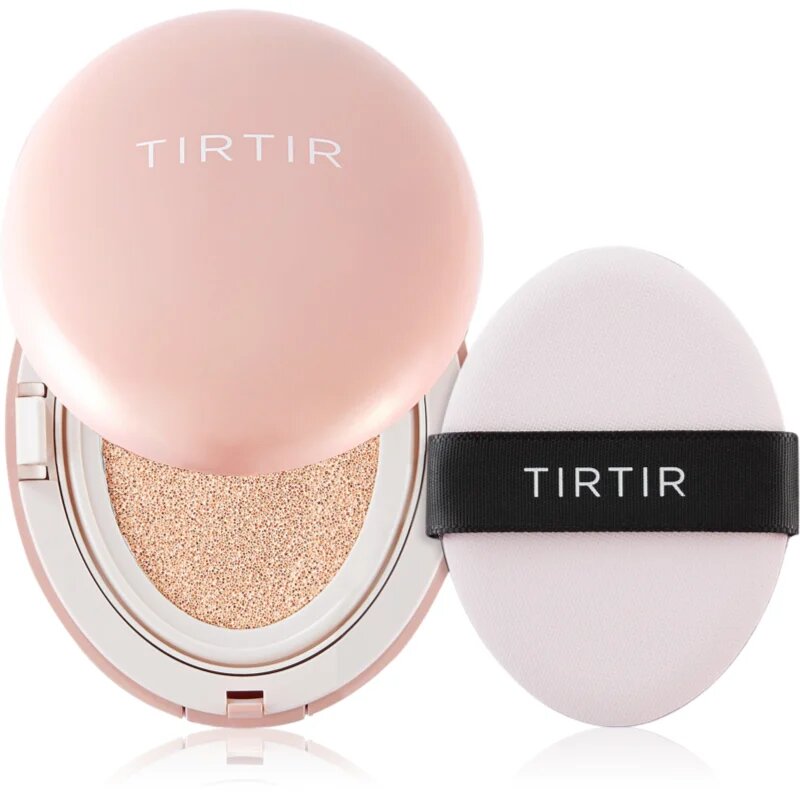 TIRTIR Mask Fit All Cover Cushion Mini machiaj matifiant în burete culoare 17C Porcelain 4.5 g