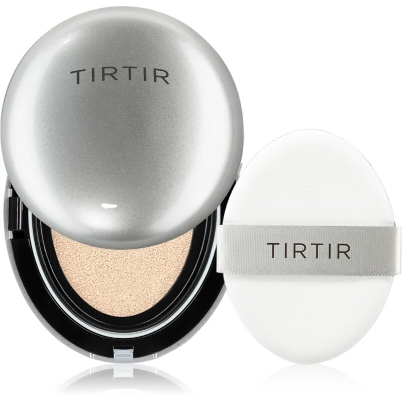 TIRTIR Mask Fit Aura Cushion Mini fond de ten hidratant în burete pentru o piele mai luminoasa culoare 17W French Vanilla 4.5 g