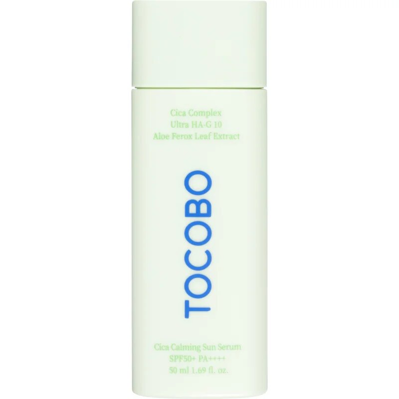 TOCOBO Cica Calming Sun Serum ser protector cu efect calmant SPF 50+ 50 ml