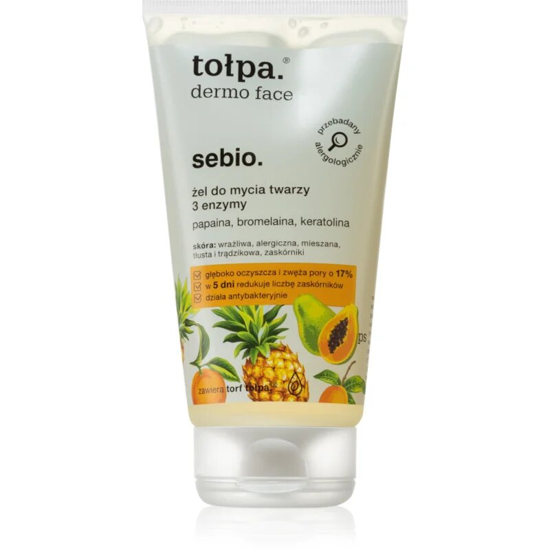 Dermo Face Enzyme gel de curățare impotriva punctelor negre 150 ml