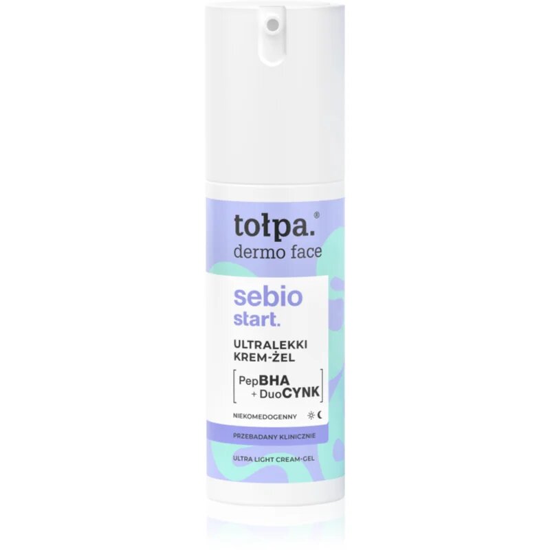 Tołpa Dermo Face Sebio Start cremă hidratantă ultralejeră 50 ml