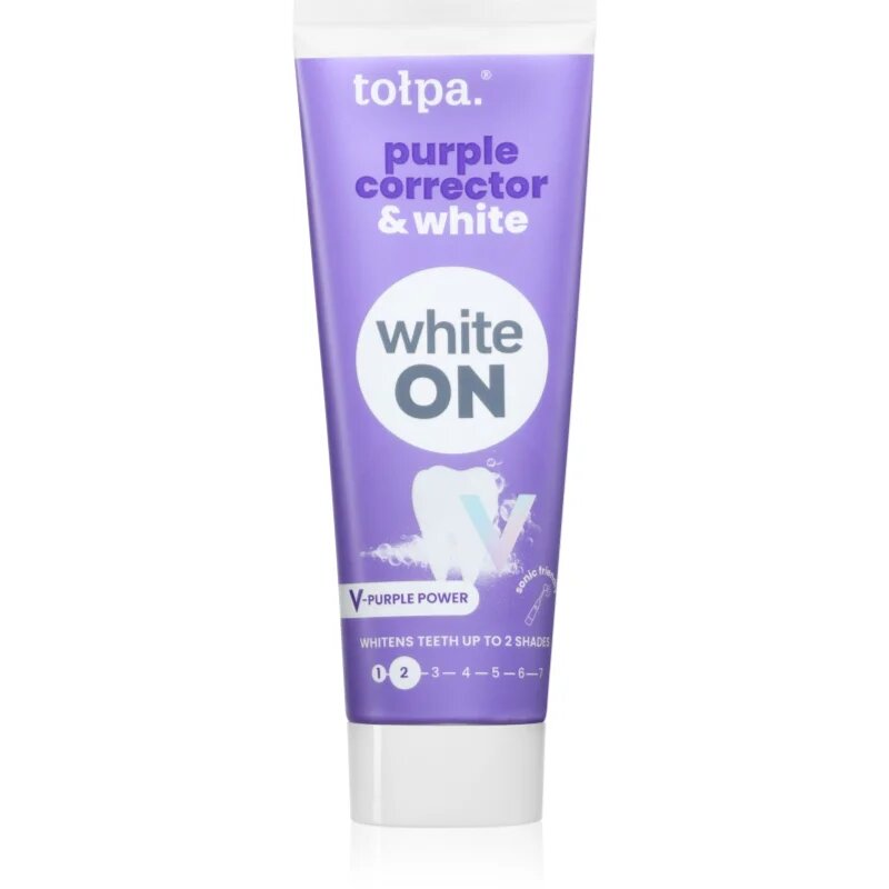Tołpa On White Purple Corrector & White pasta de dinti pentru albire 75 ml
