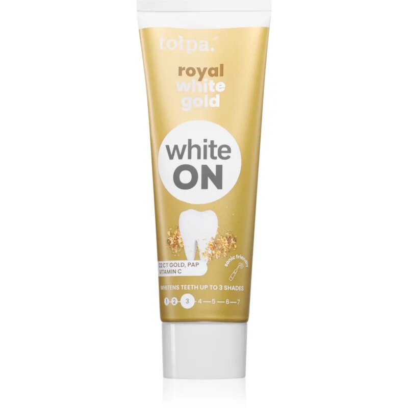 Tołpa On White Royal White Gold pasta de dinti pentru albire 75 ml