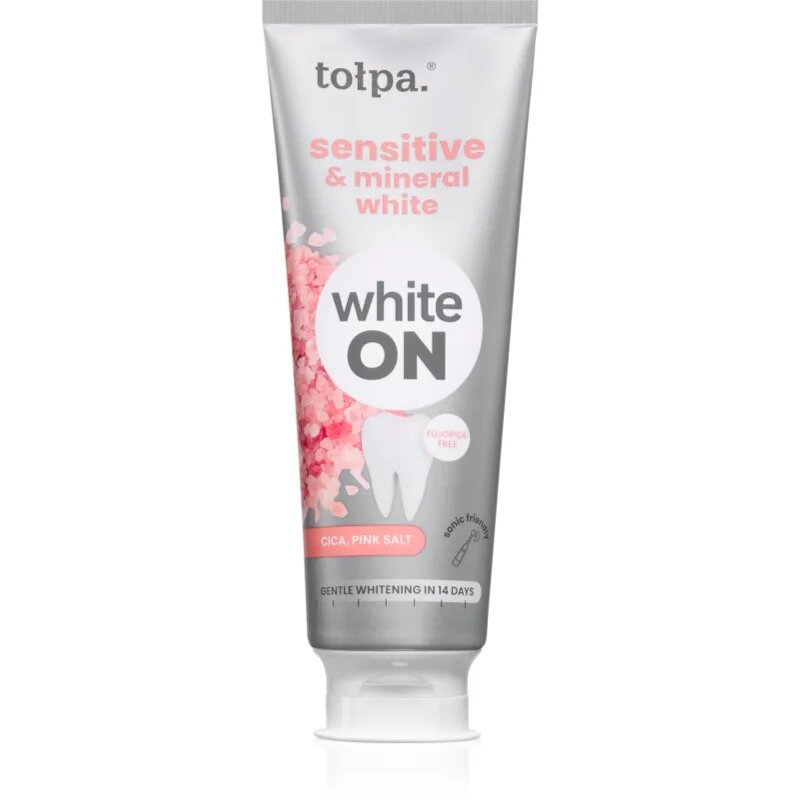 Tołpa On White Sensitive & Mineral pasta de dinti pentru albire 75 ml