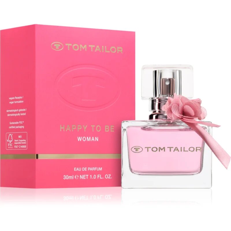 Tom Tailor Happy To Be Eau de Parfum pentru femei 30 ml