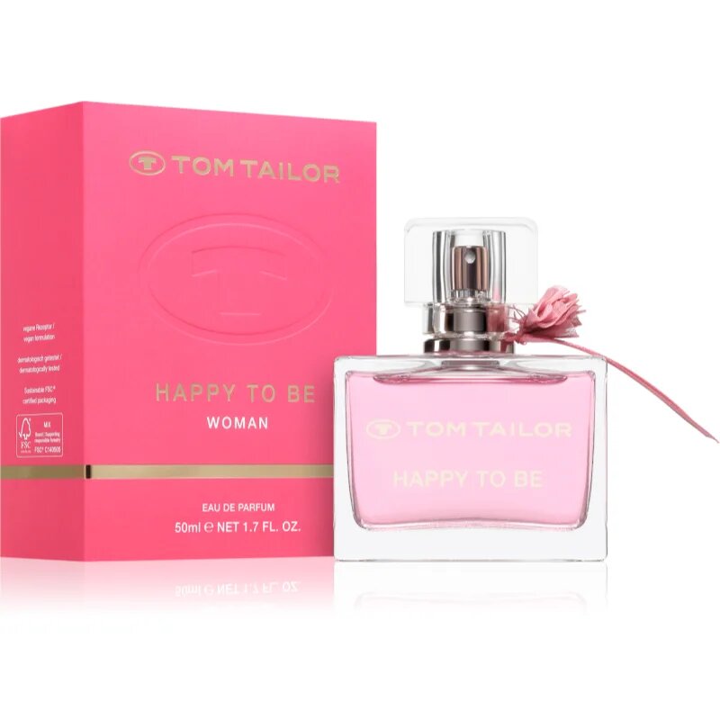 Tom Tailor Happy To Be Eau de Parfum pentru femei 50 ml