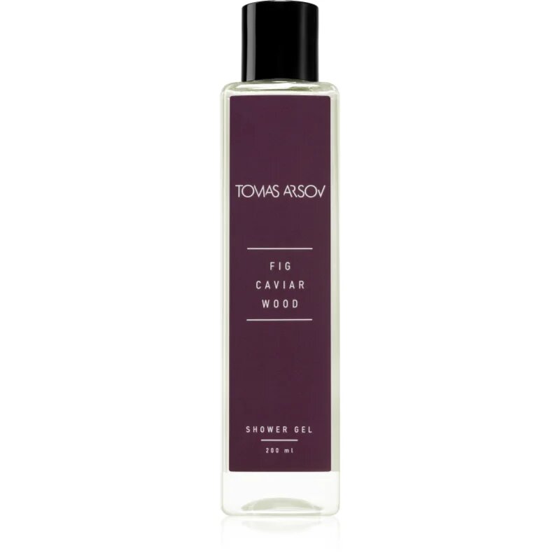 Tomas Arsov Fig Caviar Wood gel parfumat pentru duș cu efect revigorant 200 ml