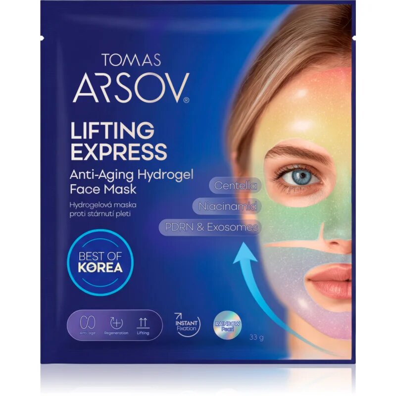 Tomas Arsov Lifting Express Anti-Aging Hydrogel Mask mască hidrogel împotriva îmbătrânirii pielii 1 buc
