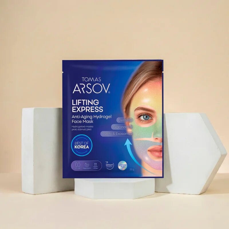 Tomas Arsov Lifting Express Anti-Aging Hydrogel Mask mască hidrogel împotriva îmbătrânirii pielii 1 buc