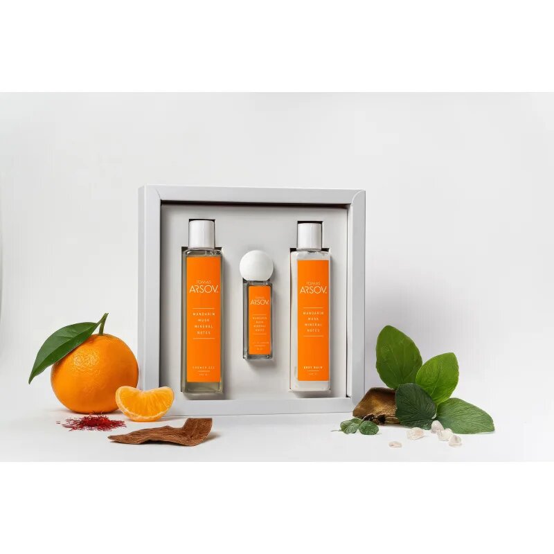 Tomas Arsov Mandarin Musk Mineral Notes set cadou unisex 3 buc