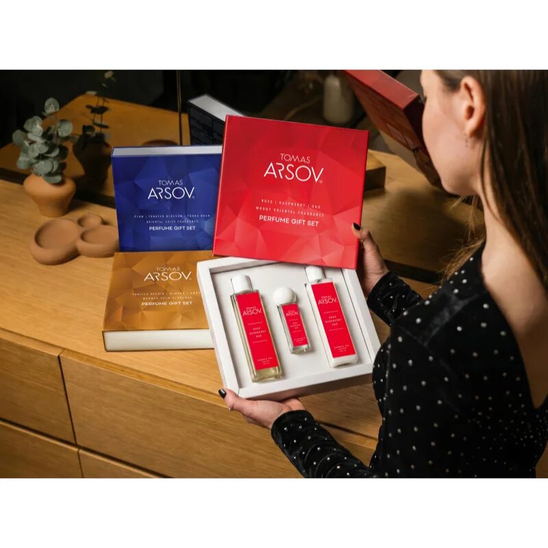 Tomas Arsov Rose Raspberry Oud set cadou unisex unisex