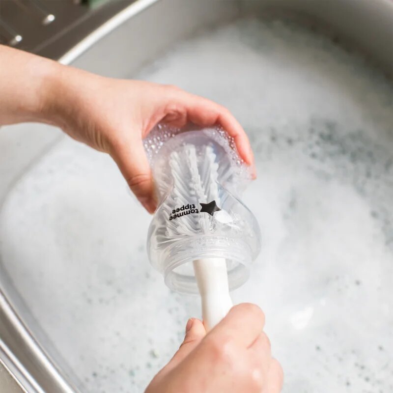Tommee Tippee 2in1 Clean perie de curățare Grey 1 buc