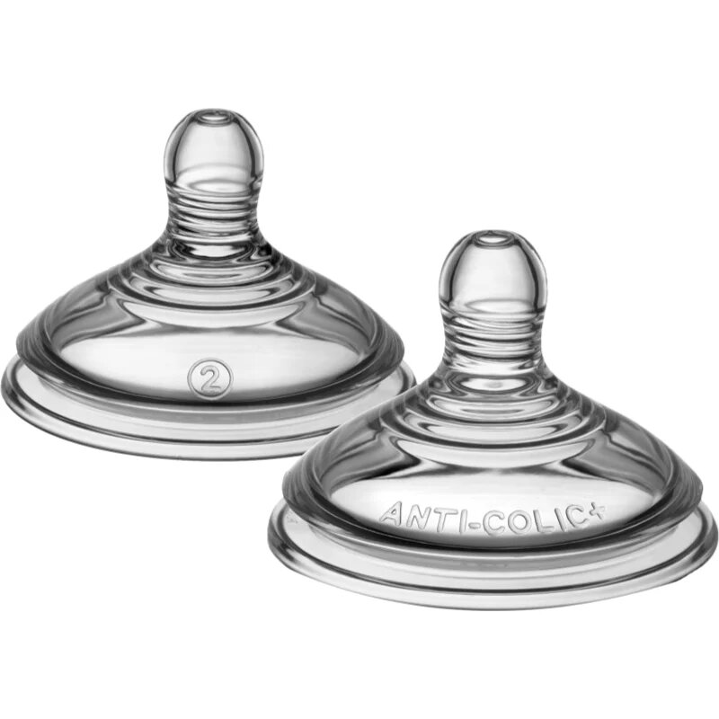 Tommee Tippee Advanced Anti-Colic tetină pentru biberon Medium Flow 3m+ 2 buc