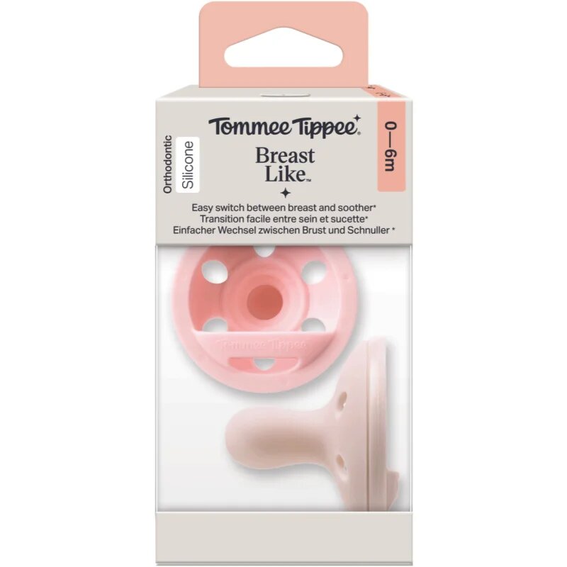 Tommee Tippee Breast-like 0-6 m suzetă Girl 2 buc